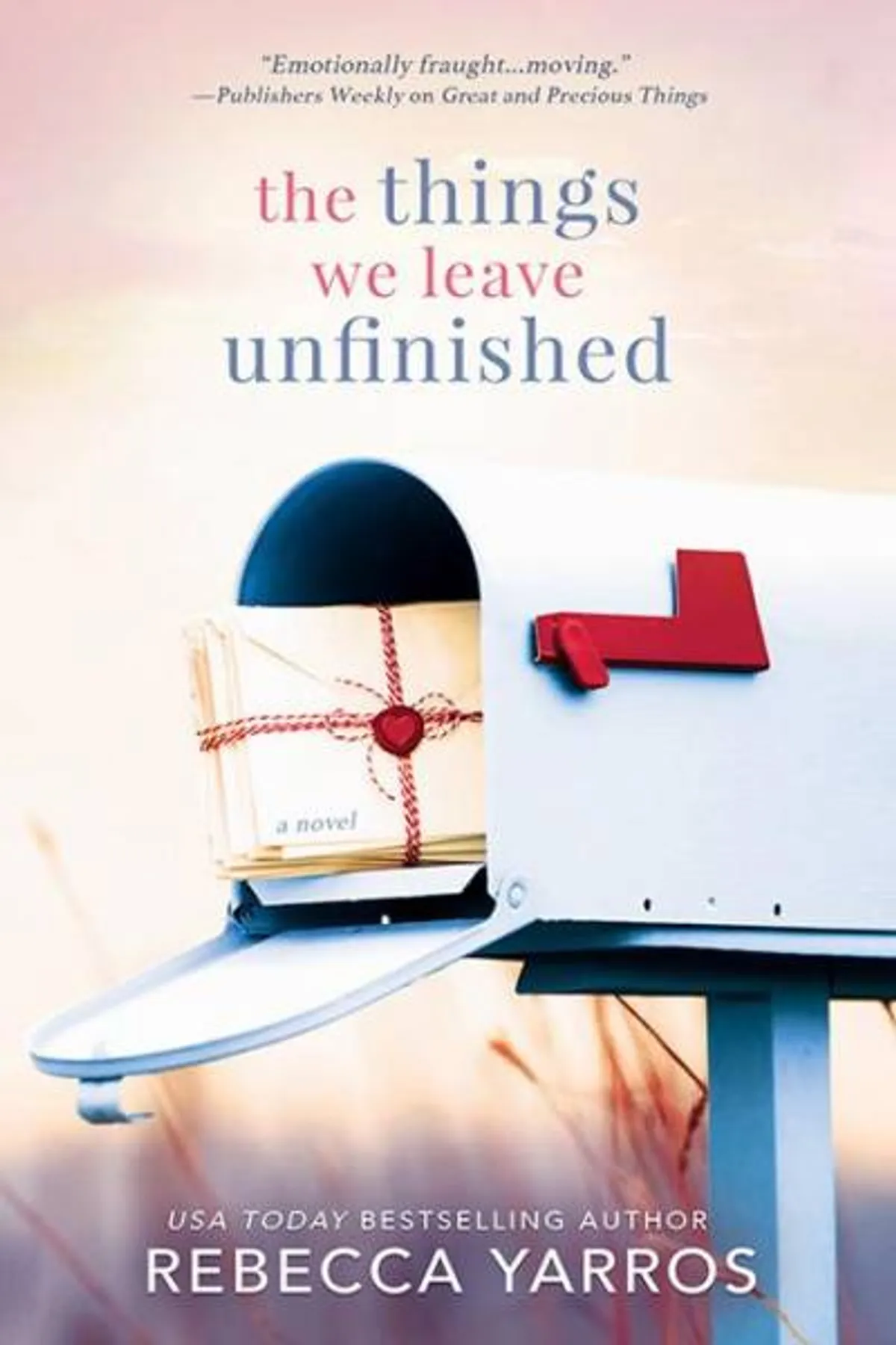 Couverture de « The Things We Leave Unfinished »