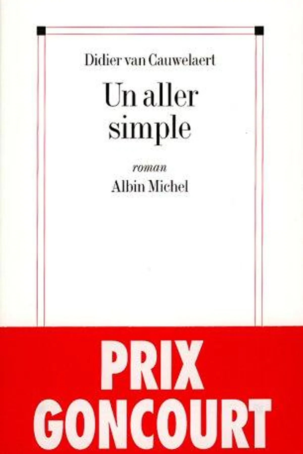 Couverture de « Un Aller Simple »