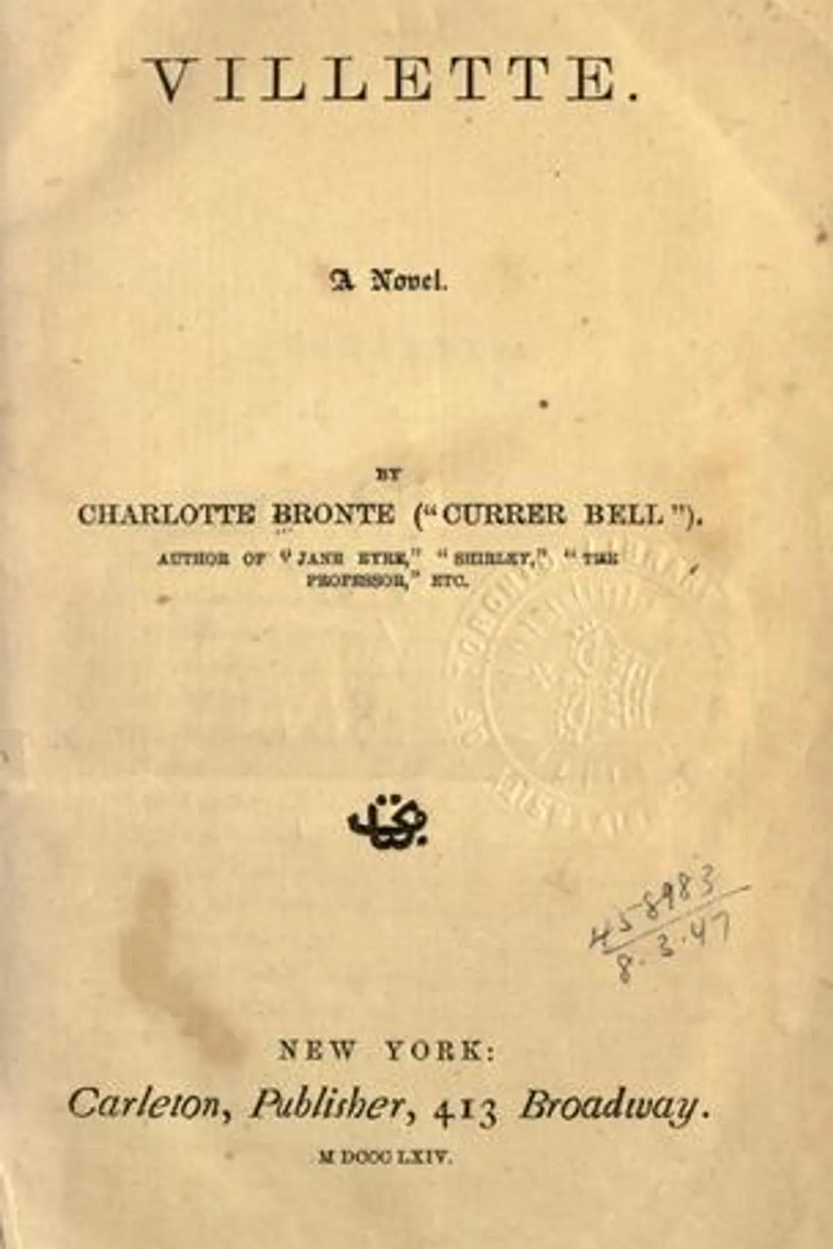 Couverture de « Villette »