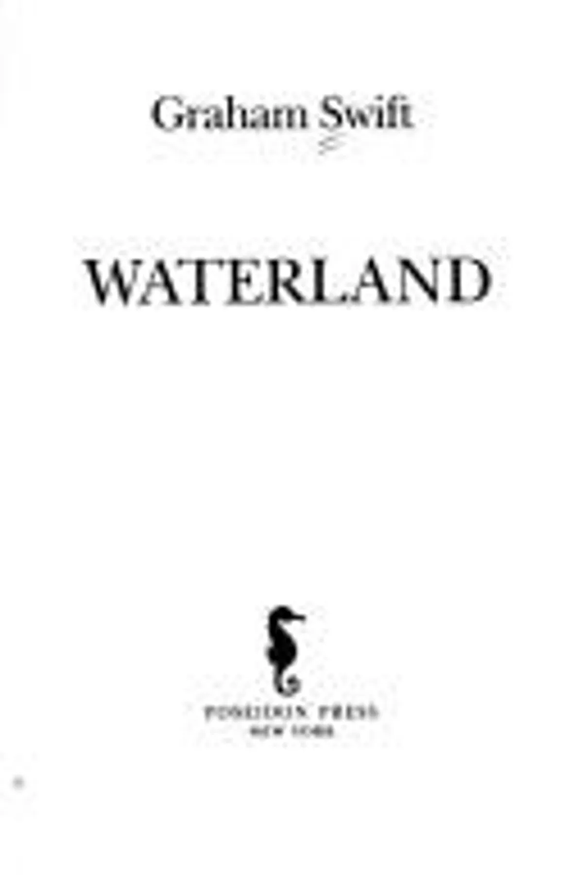 Couverture de « Waterland »