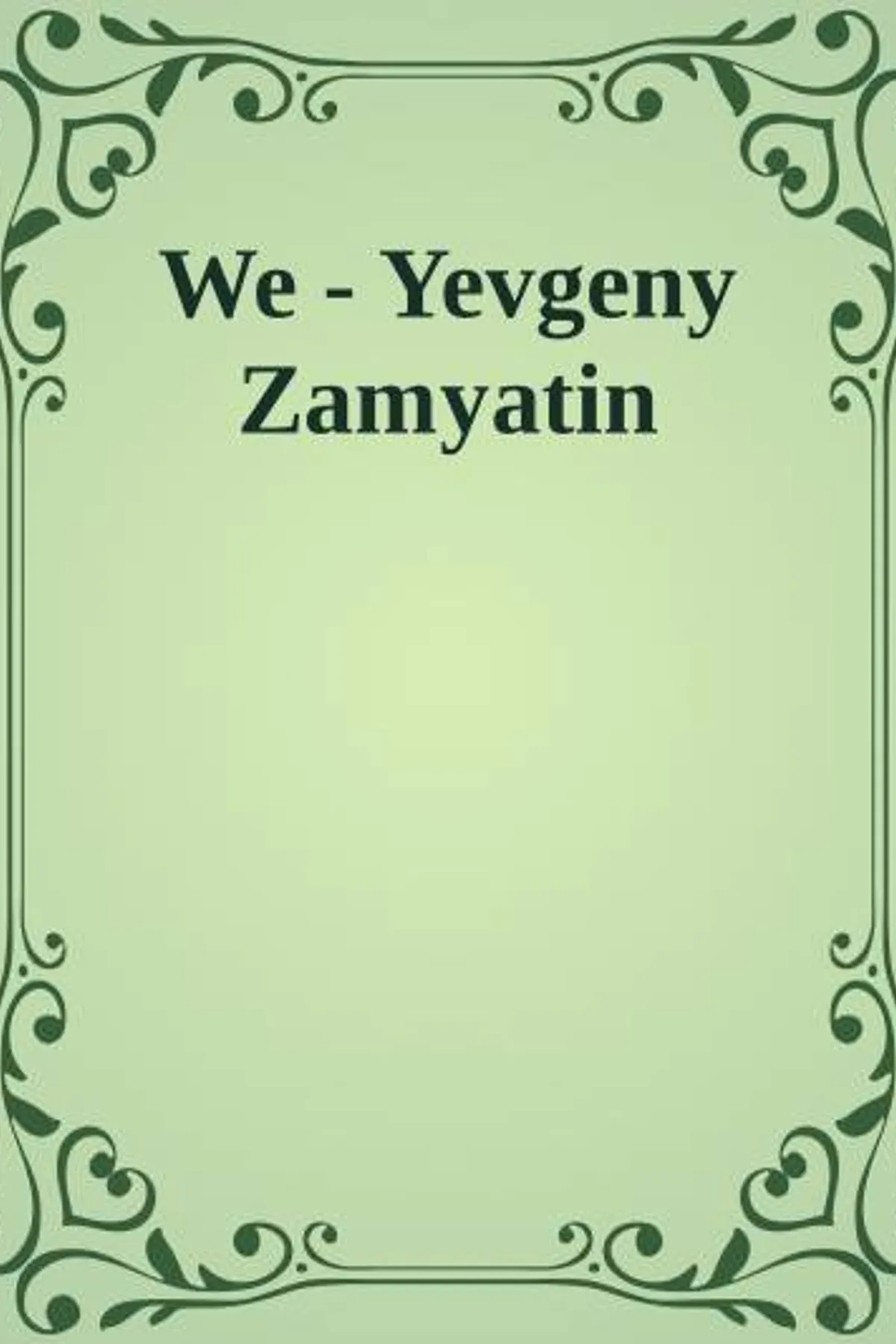 Couverture de « We »