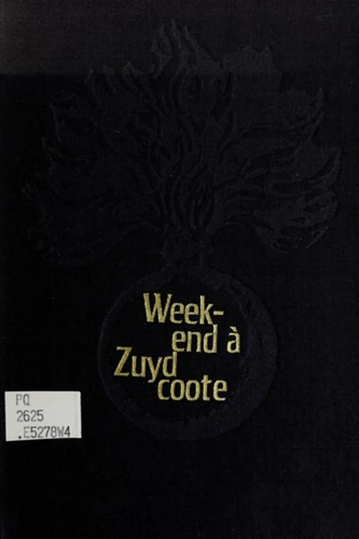 Couverture de « Week-end à zuydcoote »