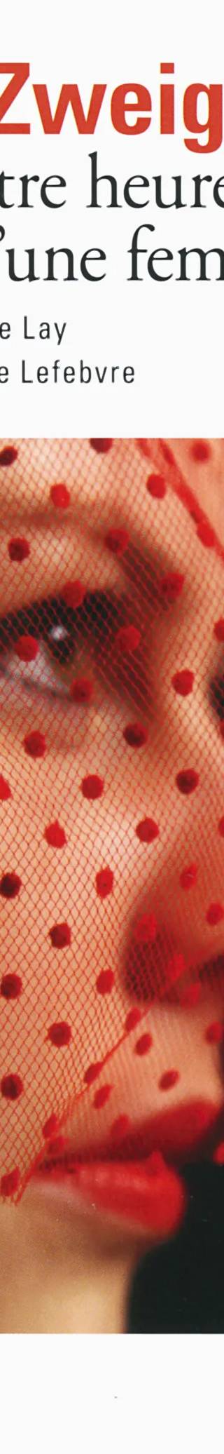 Couverture de Vingt-quatre heures de la vie d'une femme, Stefan Zweig