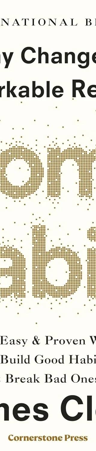 Couverture de Atomic Habits, James Clear