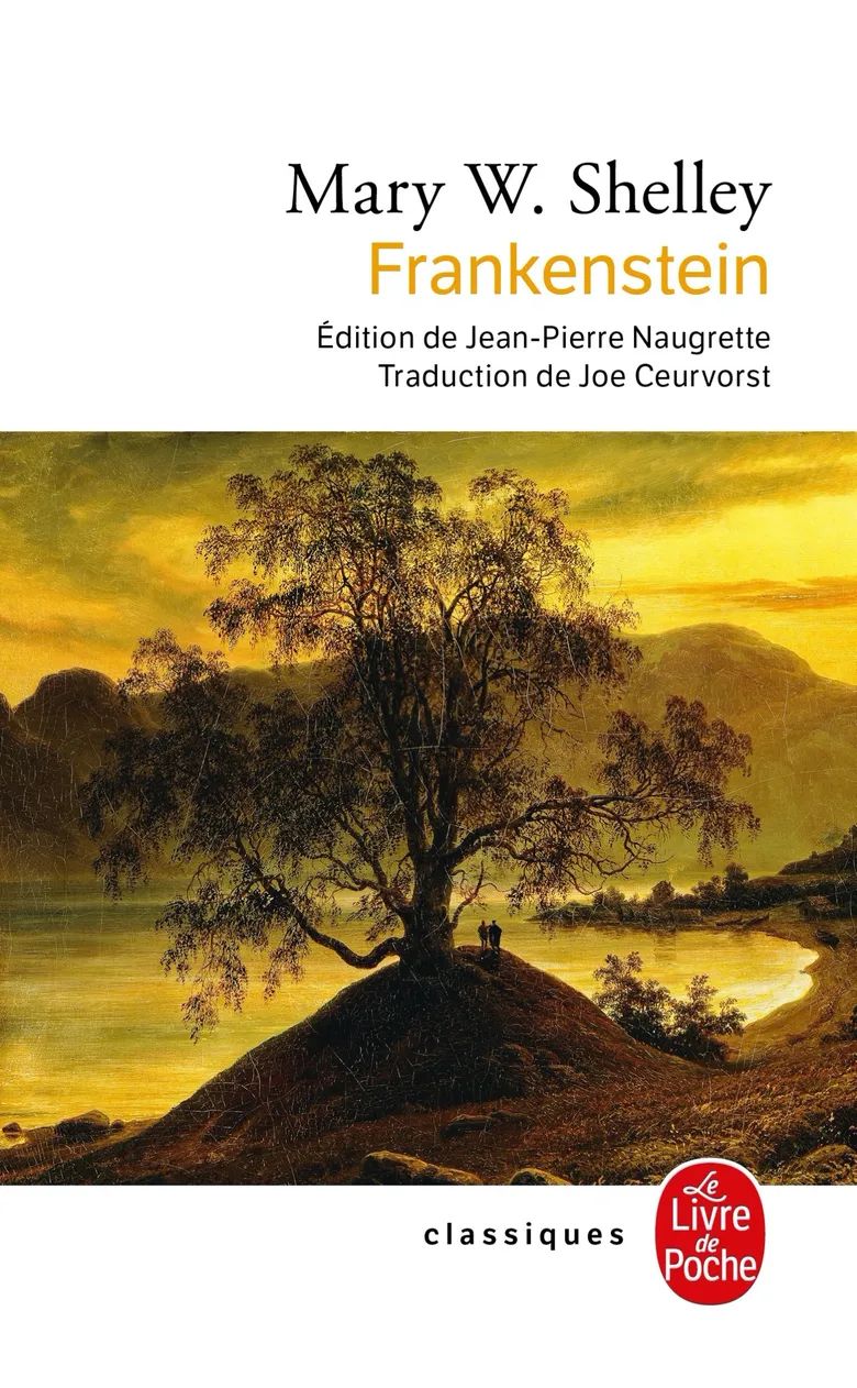 Couverture de Frankenstein, Mary Shelley