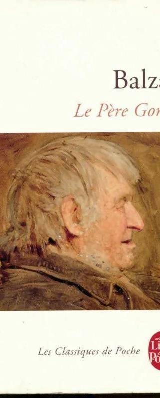 Couverture de « Le Père Goriot », Honoré de Balzac