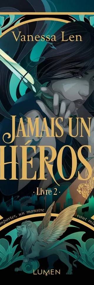 Couverture de Jamais un héros, Vanessa Len