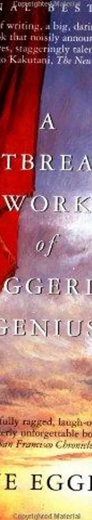 Couverture de A Heartbreaking Work of Staggering Genius, Dave Eggers, Dion Graham