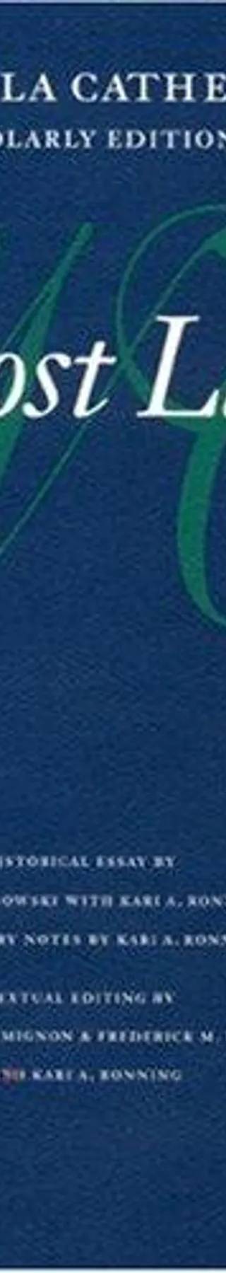 Couverture de A Lost Lady, Willa Cather