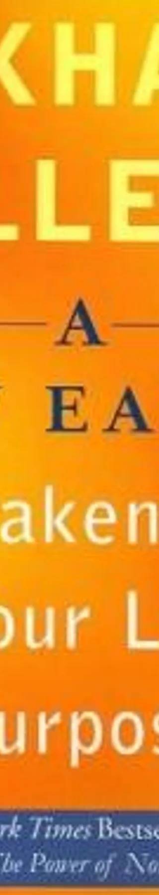 Couverture de A New Earth, Tolle Eckhart