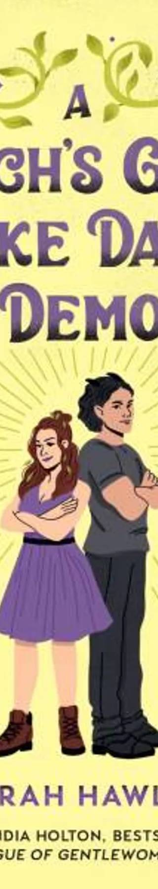 Cover of A Witch's Guide to Fake Dating a Demon by Sarah Hawley