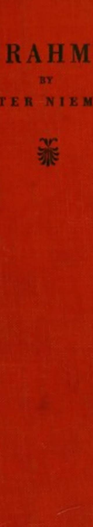 Couverture de Brahms, Walter Niemann