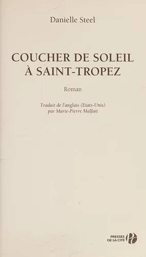 Couverture de « Coucher de soleil à Saint-Tropez », Danielle Steel