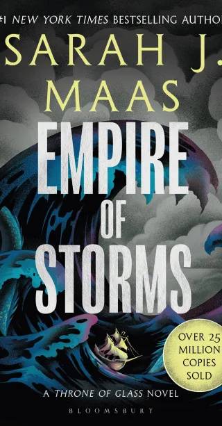 Cover of Empire of Storms by Sarah J. Maas