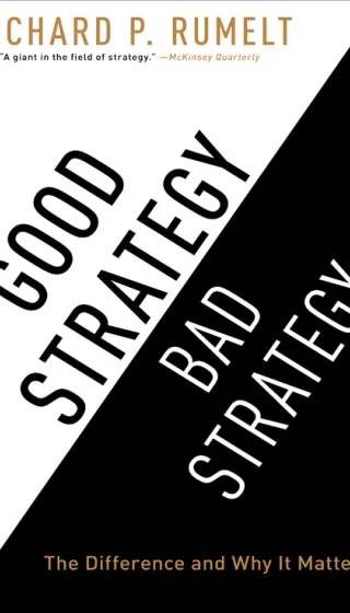 Cover of Good strategy, bad strategy : the difference and why it matters by Richard Rumelt