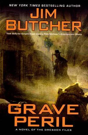 Cover of Grave Peril (The Dresden Files, #03) by Jim Butcher, James Marsters