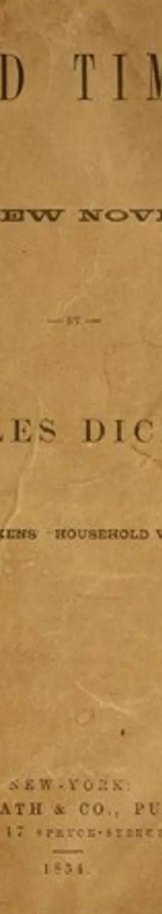 Couverture de Hard Times, Charles Dickens