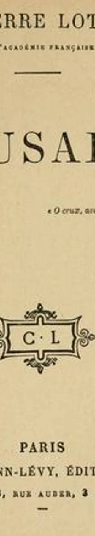 Couverture de Jérusalem, Pierre Loti