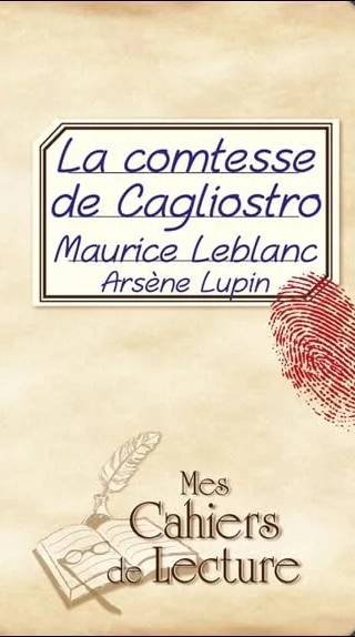 Couverture de La comtesse de Cagliostro, Maurice Leblanc