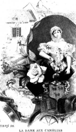 Couverture de La Dame aux Camélias, Alexandre Dumas Fils