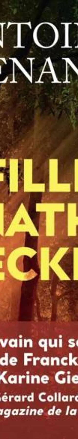 Couverture de La fille de Jonathan Becker, Antoine Renand