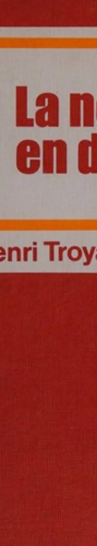 Couverture de La neige en deuil, Henri Troyat
