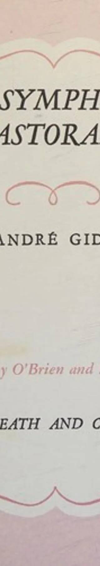 Couverture de La symphonie pastorale, André Gide