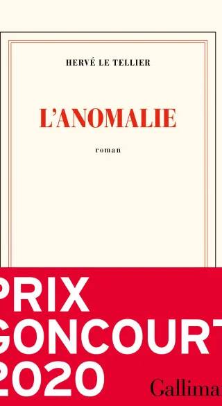 Couverture de L'anomalie, Hervé Le Tellier