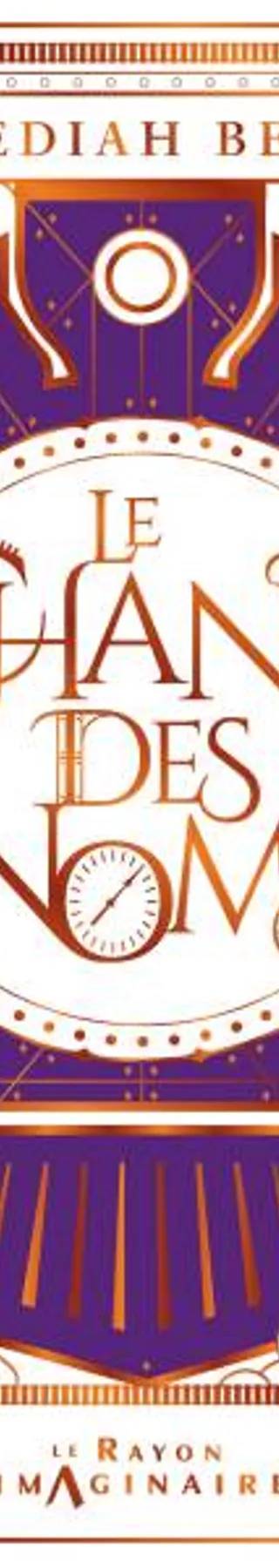Couverture de « Le chant des noms », Jedediah Berry