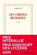 Couverture de Les choses humaines, Karine Tuil