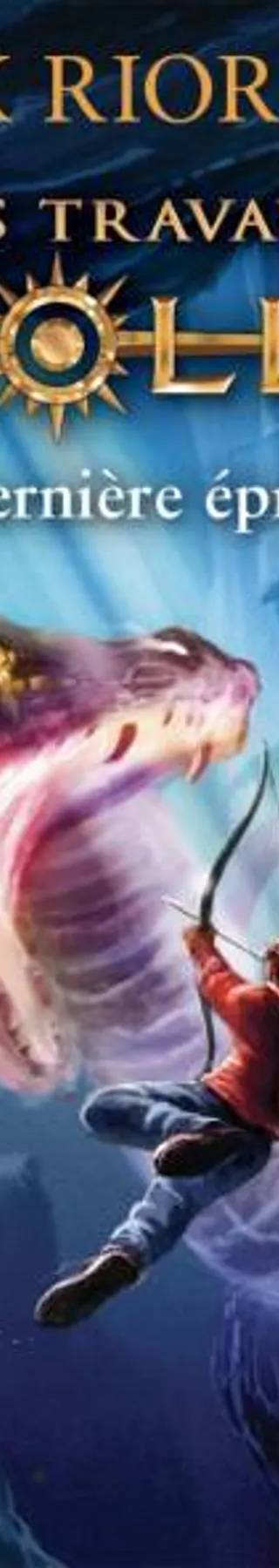 Couverture de Les travaux d'Apollon -05-La dernière épreuve, Rick Riordan