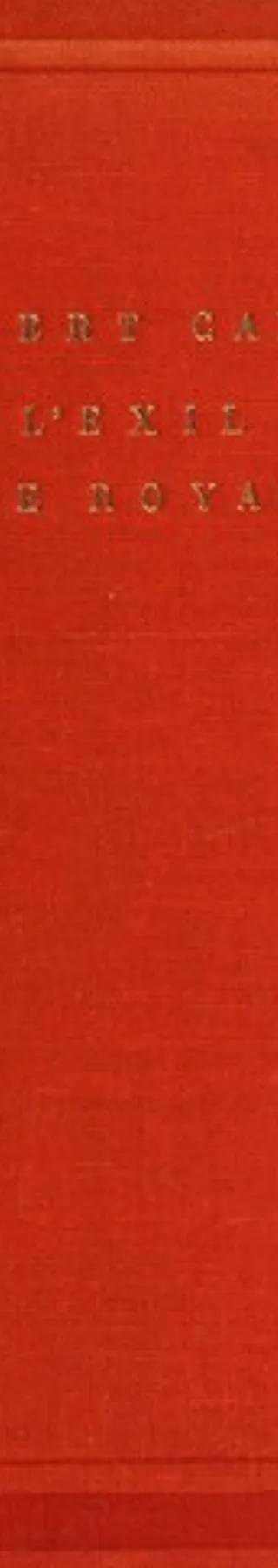 Couverture de « L'EXIL ET LE ROYAUME », Albert Camus