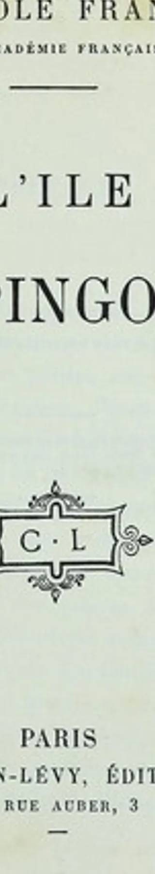 Couverture de L'île des pingouins, Anatole France