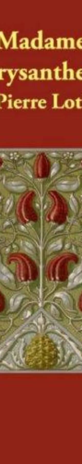 Couverture de Madame Chrysanthème, Pierre Loti