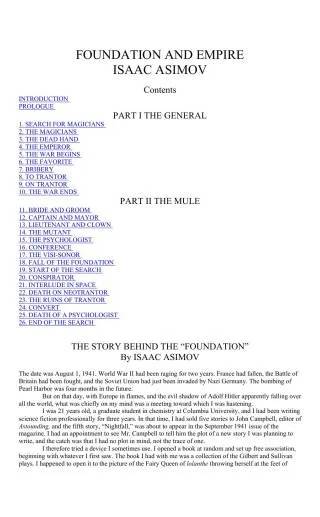 Cover of Foundation and Empire by Isaac Asimov