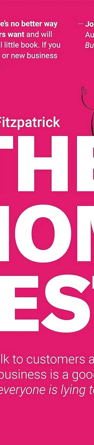 Couverture de The Mom Test, Rob Fitzpatrick