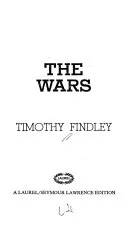 Cover of The Wars by Timothy Findley