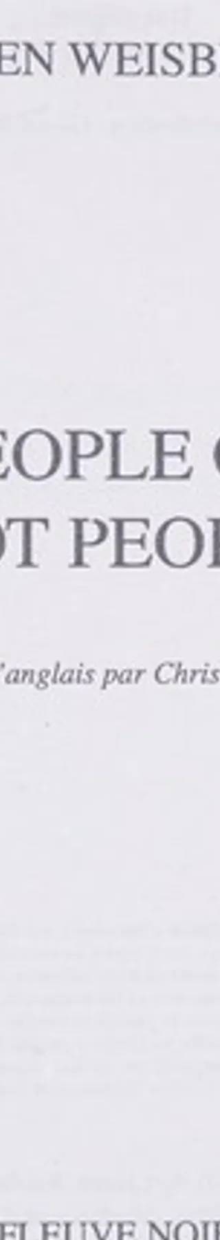 Couverture de People or not people, Lauren Weisberger