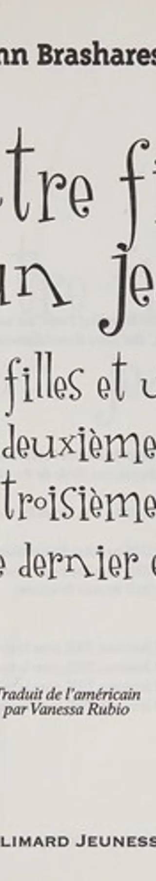 Couverture de Quatre filles et un jean, Ann Brashares