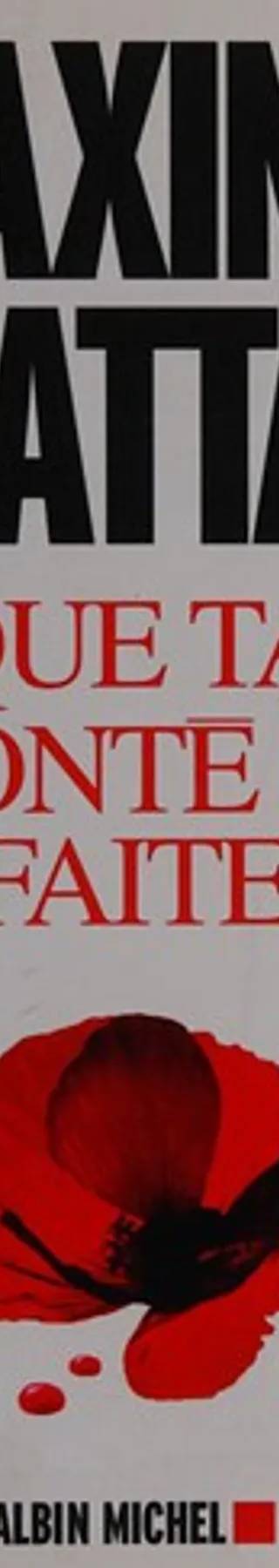 Couverture de Que ta volonté soit faîte, Maxime Chattam
