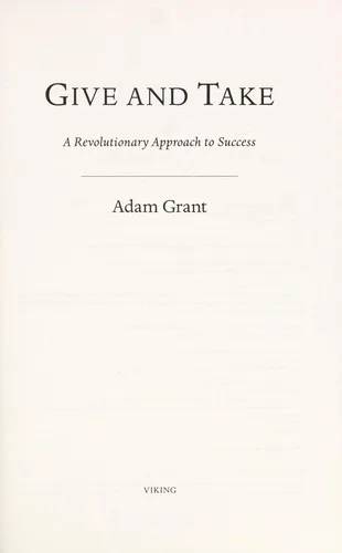 Cover of Give and Take by Adam Grant