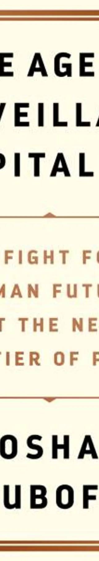 Couverture de The Age of Surveillance Capitalism, Shoshana Zuboff