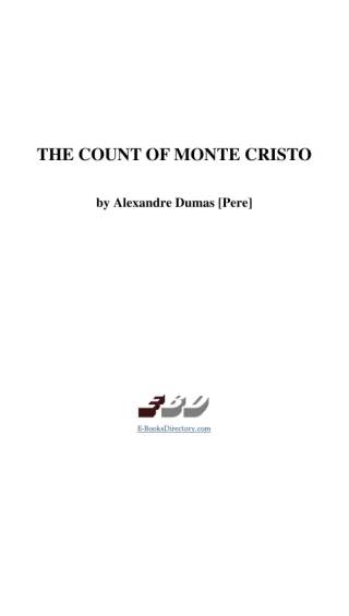 Cover of The Count of Monte Cristo by Alexandre Dumas