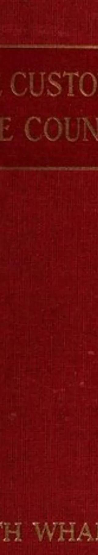 Cover of The Custom of the Country by Edith Wharton