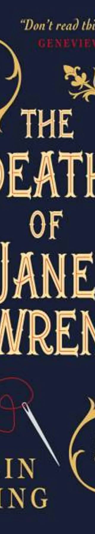 Cover of The Death of Jane Lawrence by Caitlin Starling