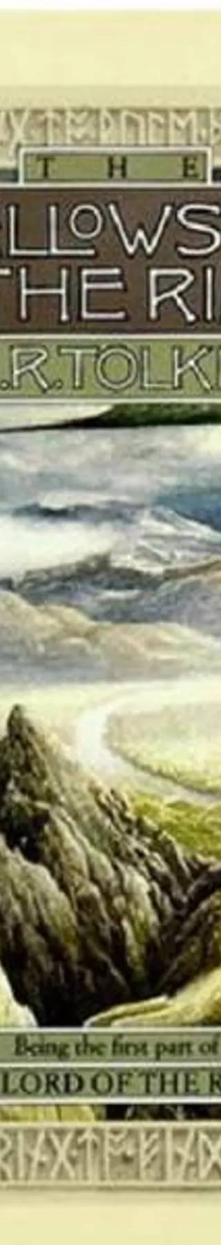 Couverture de The fellowship of the ring, J.R.R. Tolkien