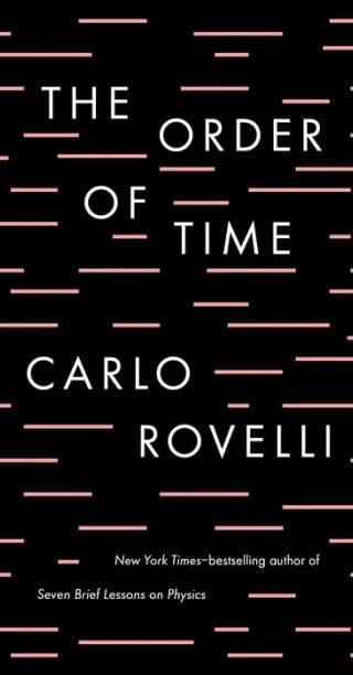Couverture de « The Order of Time », Carlo Rovelli