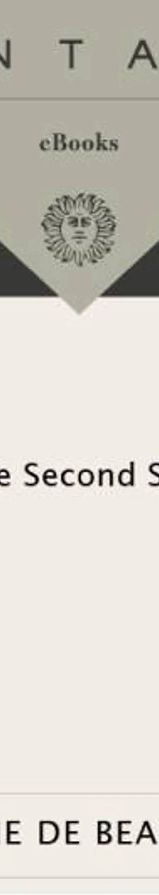 Couverture de The Second Sex, Simone de Beauvoir