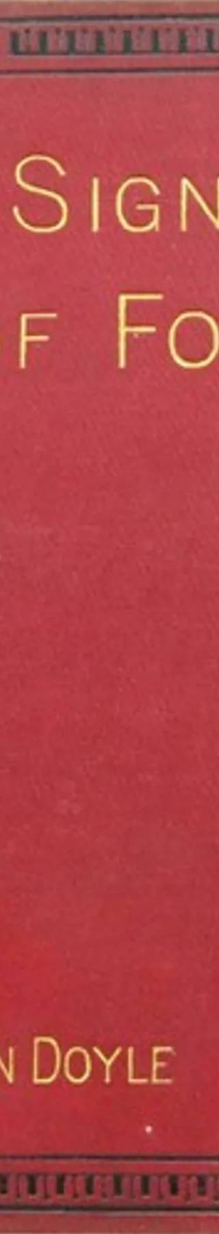 Couverture de The Sign of Four, Arthur Conan Doyle