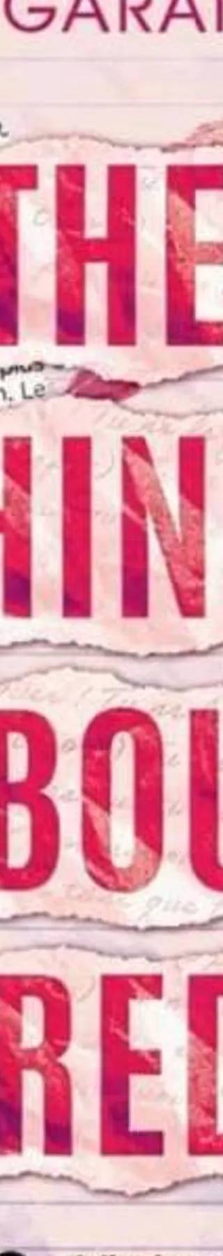Couverture de « The thing about red », Lou Garance